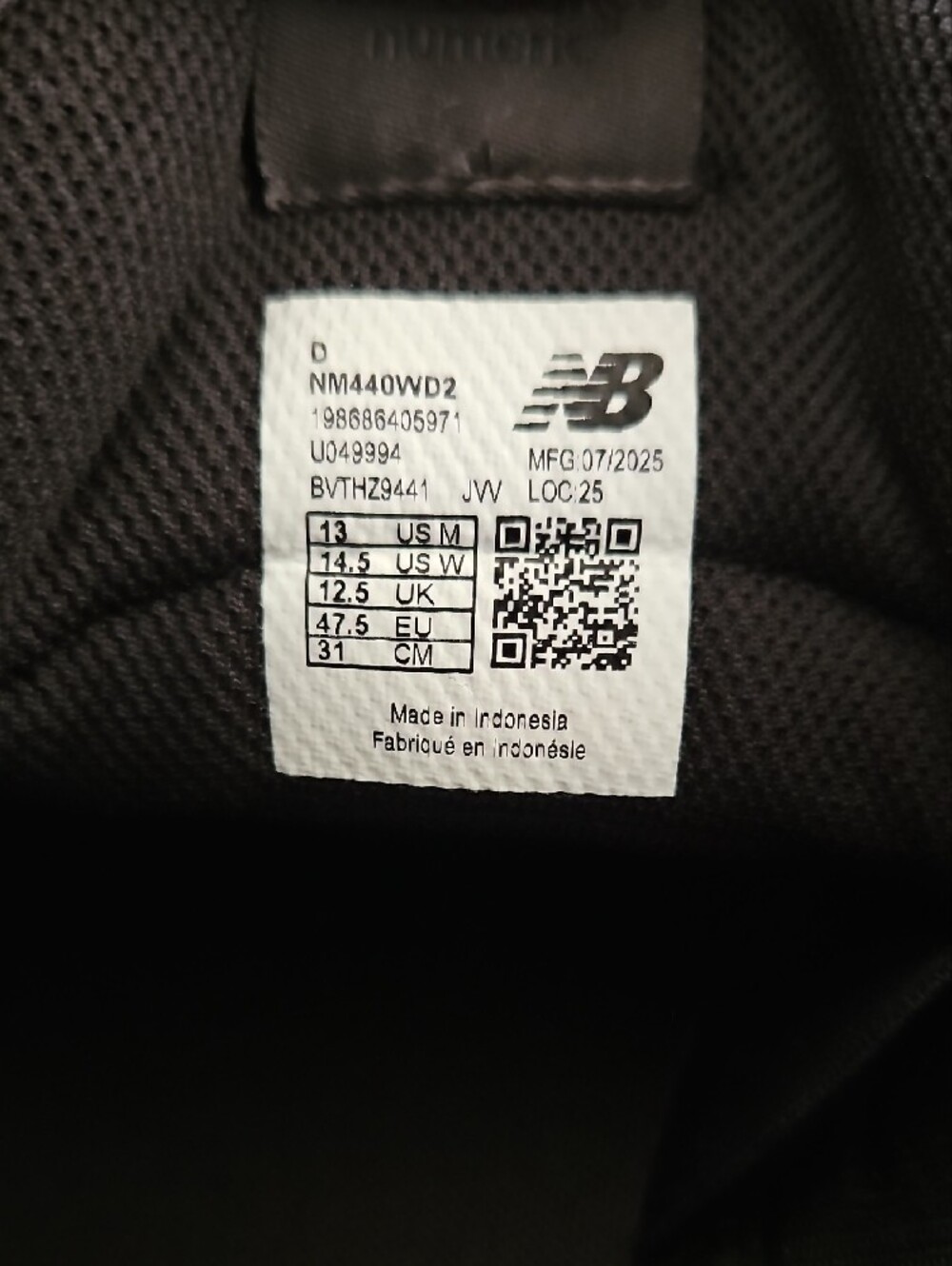 New Balance 440 Men's Black Suede Sneakers Size 13 - Picture 9 of 13